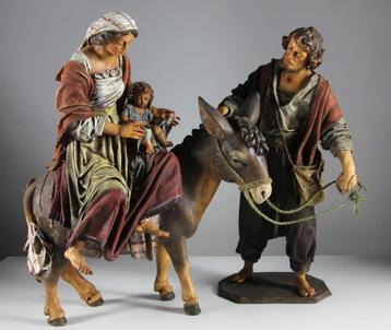 Heide Kerstgroep - Vlucht naar Egypte – 40 cm beschikbaar voor biedingen