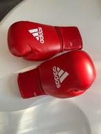 Rode Adidas bokshandschoenen 8 OZ, Sport en Fitness, Vechtsporten en Zelfverdediging, Ophalen, Gebruikt, Overige, Vechtsportbescherming