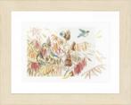 Borduurpakket vogels in de bosjes PN0154322, Hobby en Vrije tijd, Ophalen of Verzenden, Nieuw, Handborduren, Borduurpakket
