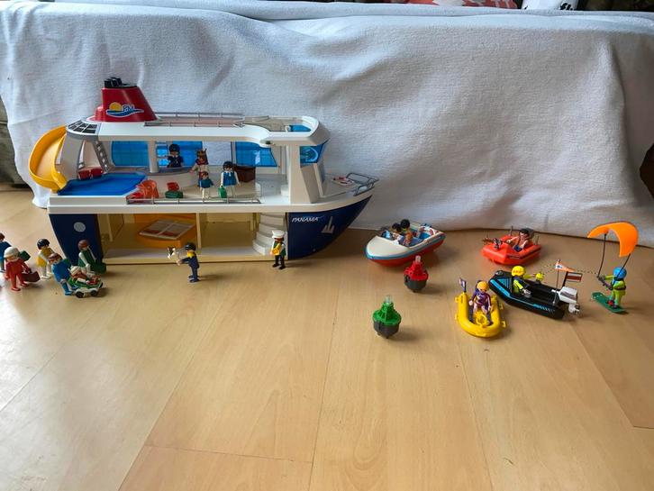 Playmobil Cruiseschip Set - grote speelset, Kinderen en Baby's, Speelgoed | Playmobil, Gebruikt, Complete set, Ophalen of Verzenden