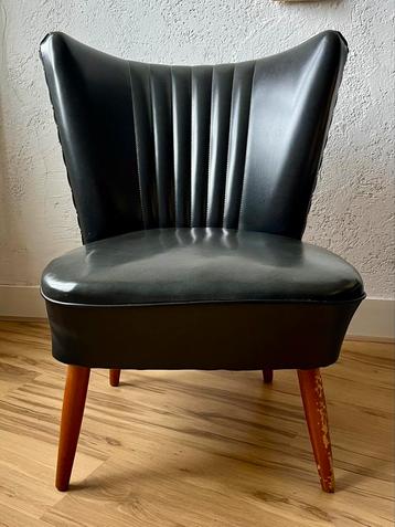 Vintage Stoel - Zwart beschikbaar voor biedingen