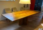 Houten eettafel, Huis en Inrichting, Tafels | Eettafels, Ophalen, Gebruikt, 100 tot 150 cm, Eikenhout