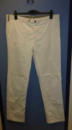 PT01 effen witte broek pantalon Garment Dyed slim 58 32998