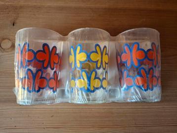 Nieuw in verpakking: jaren 70 glazen  beschikbaar voor biedingen