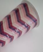 Riverdale Vaas - Chevron Design, Overige kleuren, Aardewerk of Porselein, Ophalen of Verzenden, Zo goed als nieuw