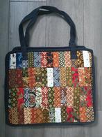 Padded gevoerde patchwork tas, Ophalen of Verzenden, Nieuw, Zwart, Shopper