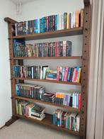 Donkereiken Boekenkast - Kaaskast Stijl, Ophalen, Met plank(en), Gebruikt, 200 cm of meer