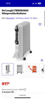 De'Longhi TRRSE0920 Oliegevulde Radiator kachel 220, Huis en Inrichting, Kachels, Gebruikt, Overige soorten, Elektrisch, Ophalen of Verzenden