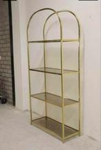 Hollywood Regency boeken-/vitrinekast, Ophalen, Met plank(en), 50 tot 100 cm, 150 tot 200 cm