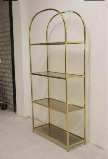 Hollywood Regency boeken-/vitrinekast beschikbaar voor biedingen