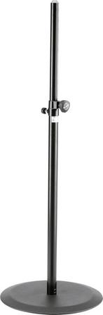 2x K&M 26735 Speaker stand + 2x K&M 195/8 adapter, Ophalen, Zo goed als nieuw