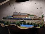 Mooie diorama met verlichting - 125cm HO, Hobby en Vrije tijd, Modeltreinen | N-Spoor, Ophalen
