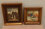 2 Vintage Schilderijen, Ophalen of Verzenden