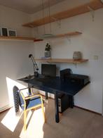 Houten Bureau met Stoel, Ophalen of Verzenden, Gebruikt, Bureau
