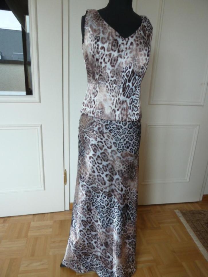 Angie Event 2-delig rok + top, luipaardprint, 40 NL, nieuw, Kleding | Dames, Gelegenheidskleding, Nieuw, Overige typen, Maat 38/40 (M)