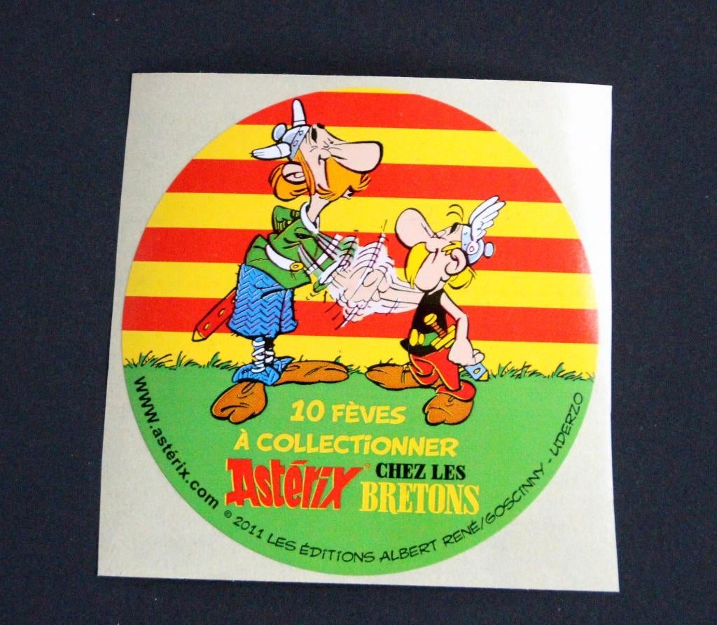 sticker Asterix Obelix bij de Bretoenen 2011 Goscinny Uderzo, Verzenden, Zo goed als nieuw