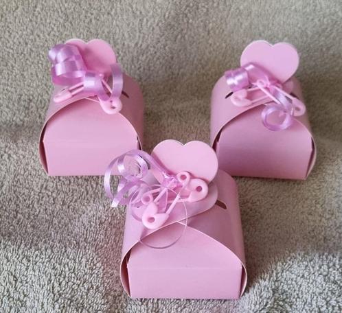 geboorte bedankjes, roze, Kinderen en Baby's, Kraamcadeaus en Geboorteborden, Nieuw, Ophalen of Verzenden