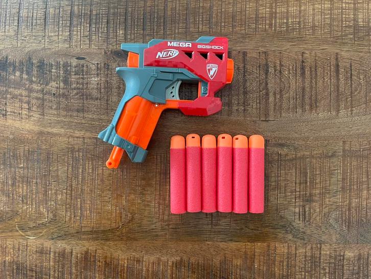 !! Nerf - Mega Bigshock - als nieuw !!, Kinderen en Baby's, Speelgoed | Buiten | Actiespeelgoed, Zo goed als nieuw, Ophalen of Verzenden