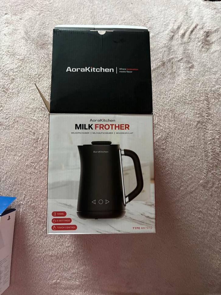 AoraKitchen Melkopschuimer - Nieuwstaat, Witgoed en Apparatuur, Melkopschuimers, Zo goed als nieuw, Ophalen of Verzenden