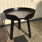 Bijzettafel Muuto Around tafel zwart, Huis en Inrichting, Ophalen of Verzenden, Rond, Hout, Minder dan 55 cm