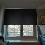 Rolgordijn (blauw), Ophalen, Gebruikt, 100 tot 150 cm, Blauw