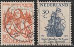 Nederland 1957 693/694 De Ruyter, Gest, Postzegels en Munten, Na 1940, Ophalen of Verzenden, Gestempeld