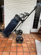 Golf trolley met clubs, Ophalen, Gebruikt, Golfkar, Overige merken