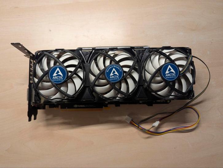 Asus GTX 1080 Ti + Arctic Accelero IV Xtreme cooler, Computers en Software, Videokaarten, Gebruikt, Nvidia, PCI-Express 3.0, GDDR5