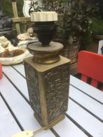 SCHEMERLAMP MET KOPEREN VOET , KAP IS VERKOCHT........, Ophalen of Verzenden, Gebruikt, Metaal, Minder dan 50 cm