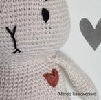 Handgemaakte knuffel konijn, Ophalen of Verzenden, Nieuw