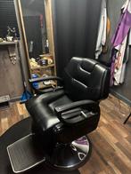 Te koop: Professionele Barber Stoel, Ophalen, Gebruikt, Zwart, Eén