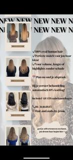 Hair extensions k-tips & invisible waves (ook aan huis), Verzenden, Nieuw, Pruik of Haarverlenging