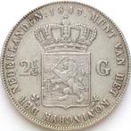 XntriQ-Coins - Zilveren rijksdaalder 1843 - Willem II (02), Zilver, Ophalen of Verzenden, Losse munt, 2½ gulden