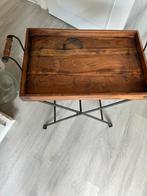 Oude butlertray, Huis en Inrichting, Ophalen, Zo goed als nieuw, Rechthoekig, Metaal