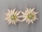 Edelweiss Oostenrijk broche, Verzamelen, Speldjes, Pins en Buttons, Gebruikt, Niet vindbaar, Niet vindbaar, Speldje of Pin