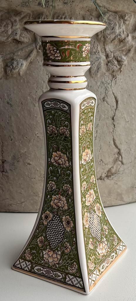 LAMBROU BROS kandelaar. 24 krt goud., Antiek en Kunst, Antiek | Keramiek en Aardewerk, Ophalen