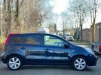Nissan Note 1.4 16V 2007 Blauw, Auto's, Voorwielaandrijving, Stof, Parkeersensor, 4 cilinders
