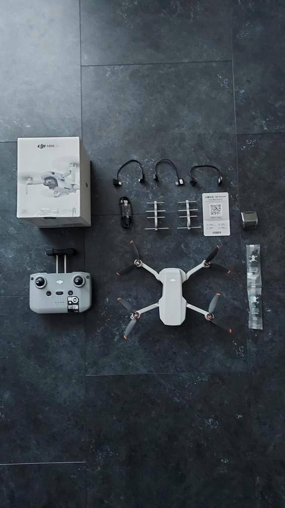 DJI Mini 4K compleet met accessories., Audio, Tv en Foto, Drones, Zo goed als nieuw, Cameradrone, Topkwaliteit, DJI, Minder dan 250 gram