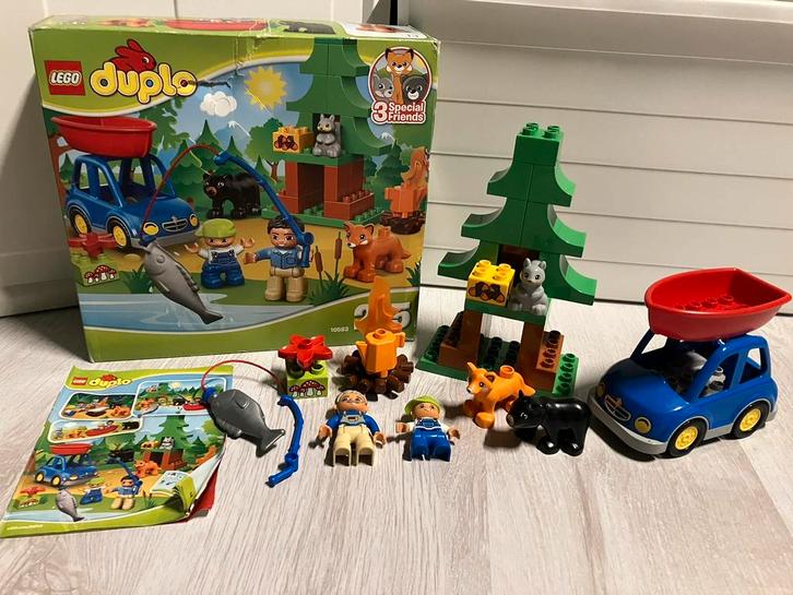 Diverse Duplo sets; bosdieren, paardenstal, pizzakraam, Kinderen en Baby's, Speelgoed | Duplo en Lego, Gebruikt, Duplo, Ophalen of Verzenden
