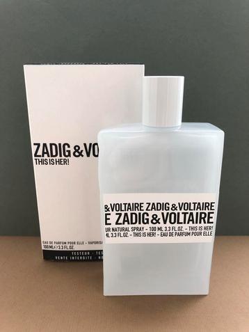 ZADIG & VOLTAIRE THIS IS HER EAU DE PARFUM 100 ml. beschikbaar voor biedingen