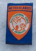 Mouwembleem MFO Sinaï, Verzamelen, Ophalen of Verzenden, Landmacht, Nederland, Embleem of Badge