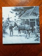 Mosa Holland tegel hoefsmid, Ophalen of Verzenden