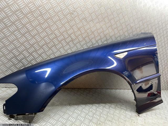 spatbord links bmw e46 coupe cabrio 07 mystic blue metallic, Auto-onderdelen, Carrosserie en Plaatwerk, BMW, Gebruikt, Ophalen of Verzenden