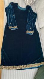 Indian bollywood salwar kameez groen fluweel 3 delig set, Ophalen of Verzenden, Zo goed als nieuw, Groen, Overige typen