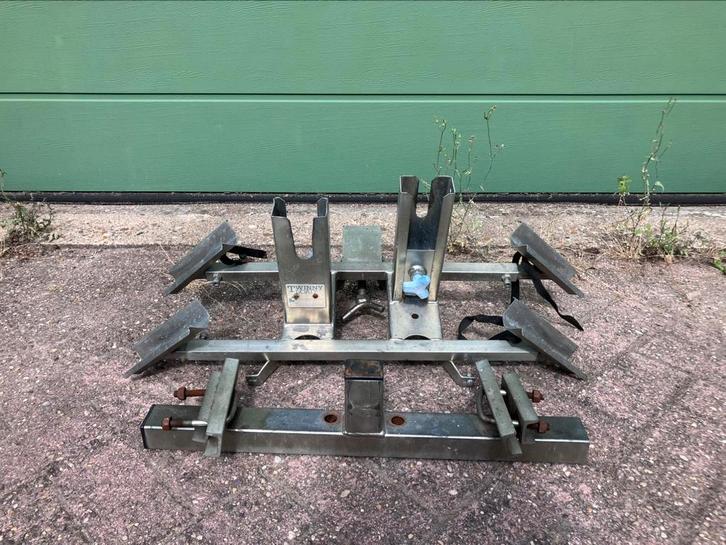 twinny load fietsendrager voor caravan of aanhangwagen, Auto diversen, Fietsendragers, Gebruikt, Fietsendrager-accessoire, 2 fietsen