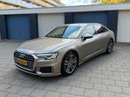 Audi A6 45 Tfsi 245pk S Tronic S-LINE, Auto's, Audi, 4 cilinders, Leder en Stof, Beige, USB