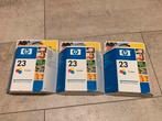3x HP23 inkt patroon cartridge drie kleuren NIEUW, Ophalen of Verzenden, Nieuw, Cartridge, HP origineel