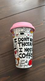 Blond amsterdam Koffie t go beker, Verzamelen, Ophalen of Verzenden, Zo goed als nieuw, Steen, Aardewerk of Keramiek, Overige thema's