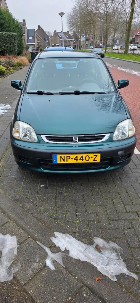 Honda LOGO 1.3 1999 Groen nieuwe APK, Auto's, Honda, LOGO, Benzine, Hatchback, Handgeschakeld, Geïmporteerd, Groen, Stof, Voorwielaandrijving