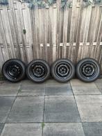 Stalen Velgen met Winterbanden - Set van 4 - 175/70 14t, Auto-onderdelen, Banden en Velgen, Ophalen, 14 inch, Gebruikt, 175 mm